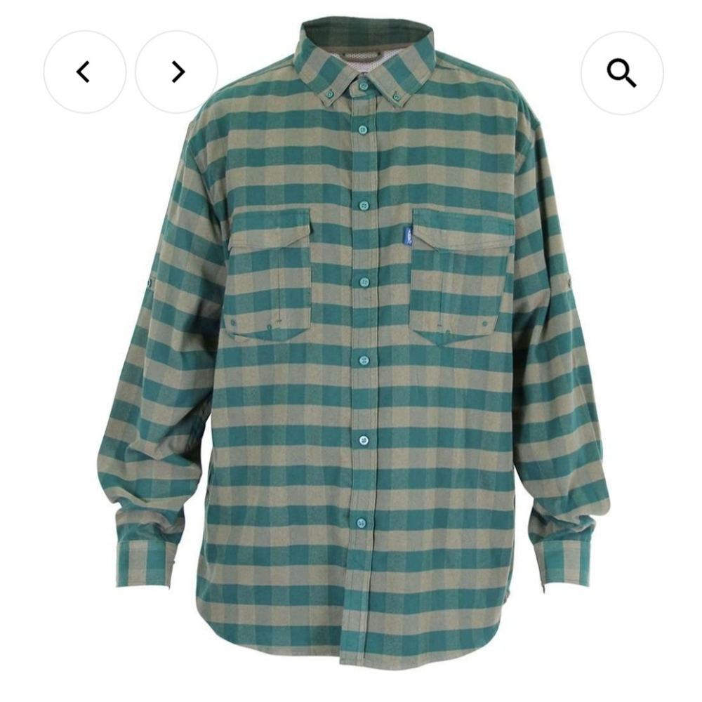 Aftco Buffalo Bill Tech Flannel Shirt Men's Size XL